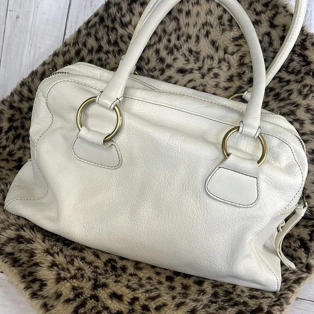 Boden Cream Satchel Bag